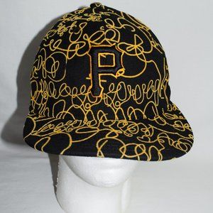 New Era 59Fifty Fitted Pittsburg Pirates Scribble Graffiti Ball Cap Hat